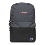 Texas Flag Y FU THATS Y Embroidered Champion Backpack