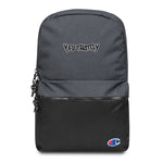 Y FU THATS Y Embroidered Champion Backpack