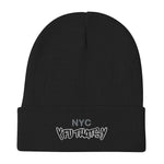 NYC Y FU THATS Y Embroidered Beanie