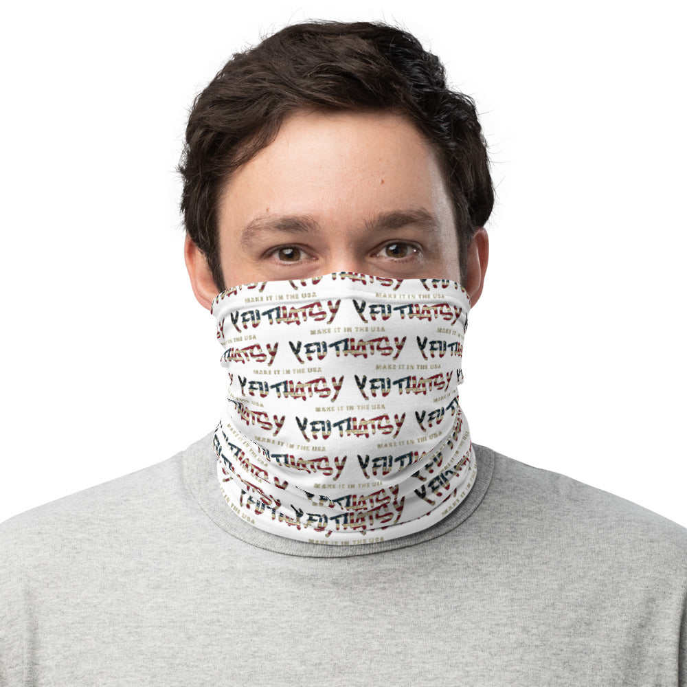 Make It In The U.S.A. Y FU THATS Y (American Flag) Neck Gaiter