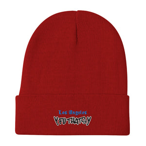 Los Angeles Y FU THATS Y (L.A) Embroidered Beanie